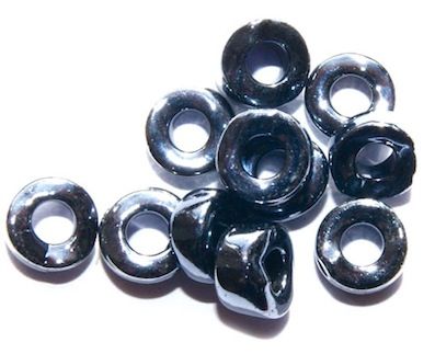 GL3332 6mm Gunmetal Donuts (5ml bag)