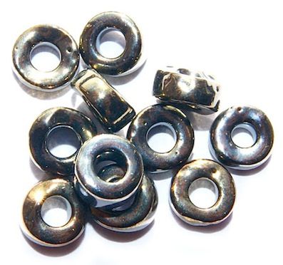 GL3333 6mm Bronze Scarab Donuts (5ml bag)