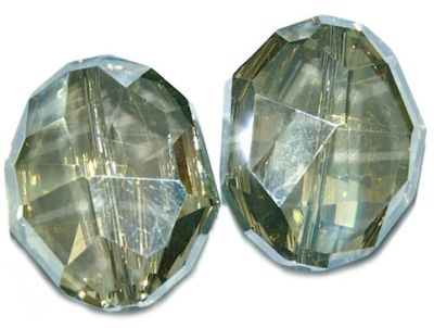 CC1071 25x20mm Fern Green AB Crystal Bead