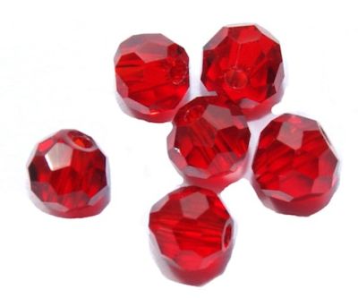 CCR416 4mm Dark Siam Cut Crystal Round