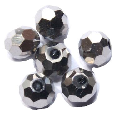 CCR418 4mm Full Argentum Cut Crystal Round