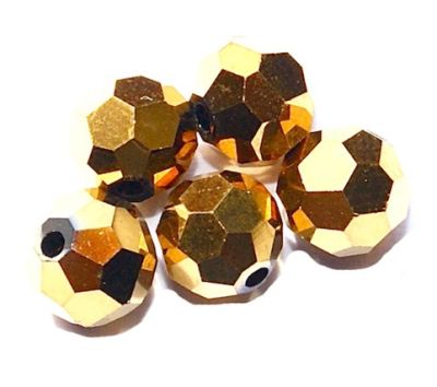 CCR617 6mm Full Aurum Cut Crystal Round