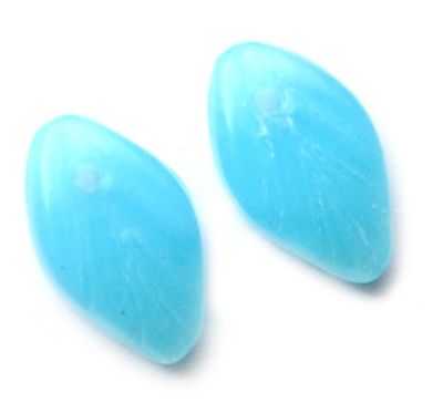 GL1595 Turquoise Top Hole Leaf