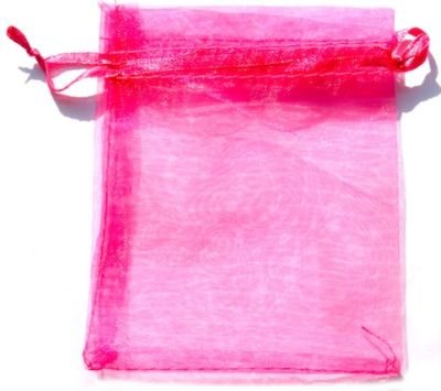 BG213 Fuchsia Organza Gift Bag