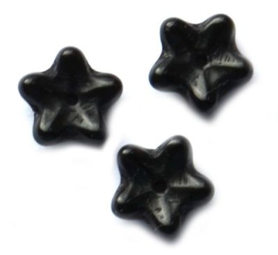 GL3381 6mm Black Forget-me-Not Flower