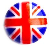 GL2989 Union Flag Disc Bead