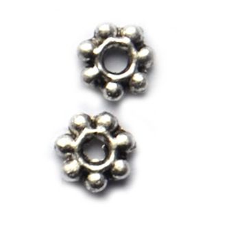 MB897 5mm Ant Silver Pipped Edge Washer