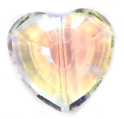 CC1001 32mm Cut Crystal AB Heart