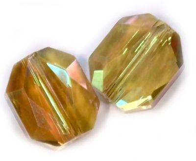 CC1043 10x12mm Colorado Topaz AB Cut Crystal Rectangle