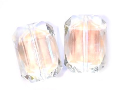 CC1050 18x13mm Cut Crystal AB Rectangle