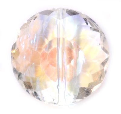 CC1094 18mm Cut Crystal AB Cushioned Disc