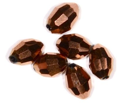 CC1157 6x4mm Full Bronze AB Faceted Oval