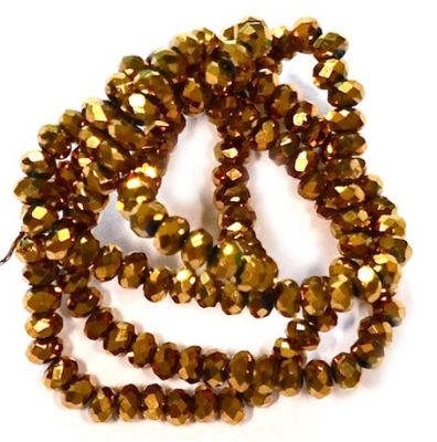 CC1188 3x1.5mm Full Aurum Cut Crystal Rondelles