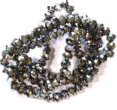 CC1189 3x1.5mm Full Argentum Cut Crystal Rondelles