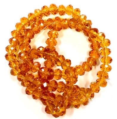 CC1208 4x2mm Topaz Cut Crystal Rondelle