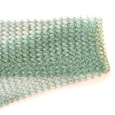 KWR003 Vivid Green Knitted Wire Ribbon