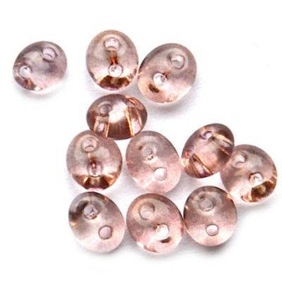 TW045 Transparent Mink Twin Beads