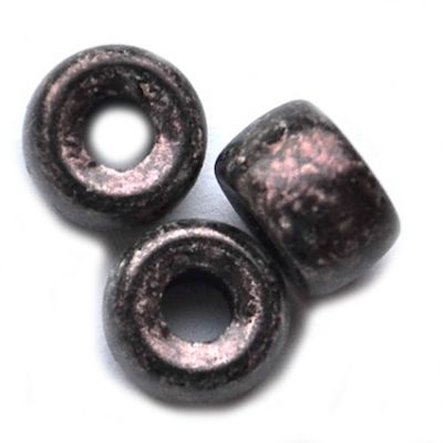 GL4027 8mm Pony Dark Mink Metallic Pony Bead