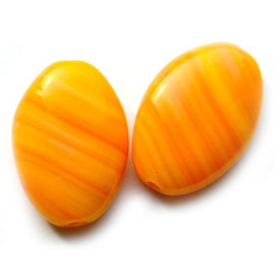 GL4101 12x16mm Funky Orange Cushioned Oval