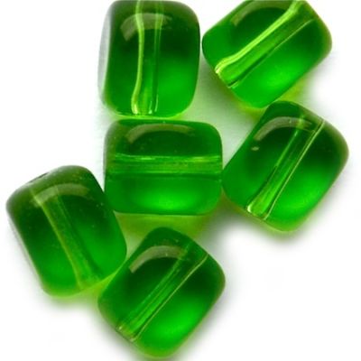 GL5033 10mm Rounded Green Cube