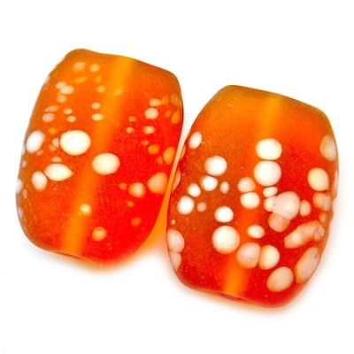 GL5172 18x16mm Topaz Dotty Matt Rectangle