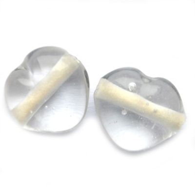 GL5276 12mm Clear Flat Heart