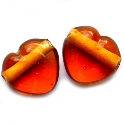 GL5279 12mm Topaz Flat Heart