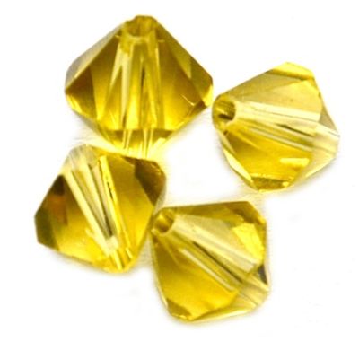 GLx5377 8mm Yellow Bicone