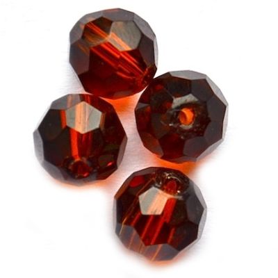 GLx5396 8mm Brown Facet