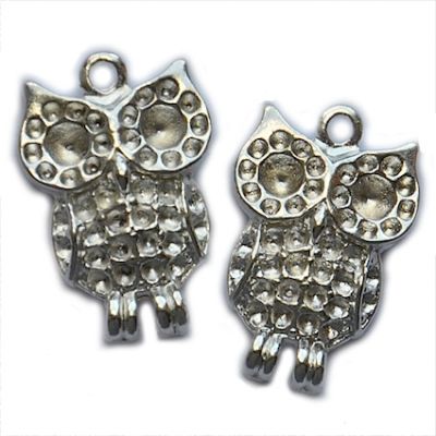 MB936 18x12mm Owl Bead