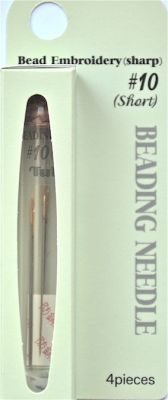 TUL008 Pack of Size 10 Short Tulip Beading Needles