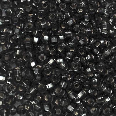 RC735 Silver Lined Grey Size 8 Seed Beads