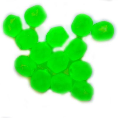 FG492 4mm Neon Green Facet