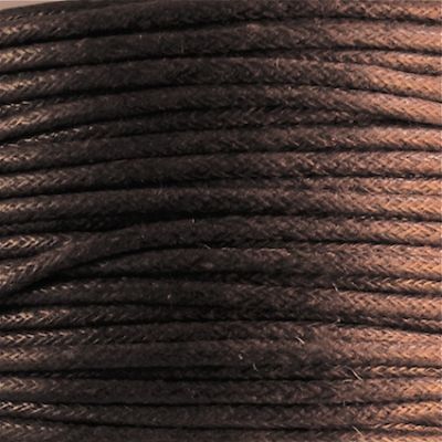 CT2092R 2mm Dark Brown Cotton Thong 25 metre reel