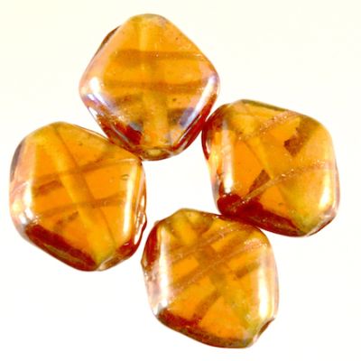 GL5570 12-15mm Topaz Glossy Rhomboids