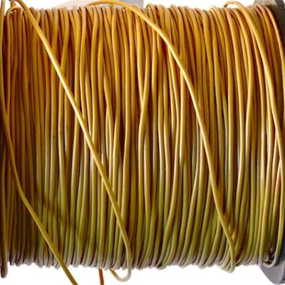 TG139 1mm Natural P'Leather Cord