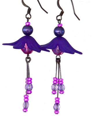 Amanda Flower Earrings