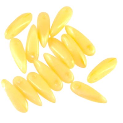 GL5576 11x3mm Pale Caramel Lustre Dagger