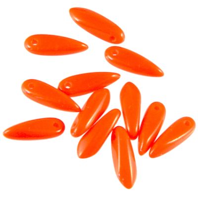 GL5579 11x3mm Op Bright Red Dagger