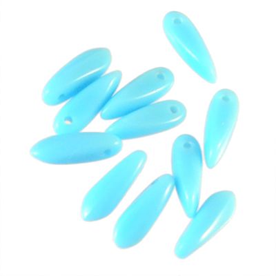 GL5584 11x3mm Op Turquoise Dagger