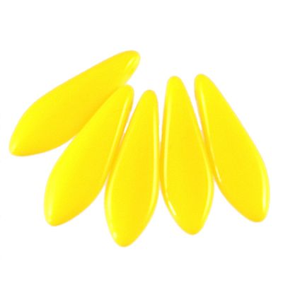 GL5587 15x5mm Op Yellow Dagger