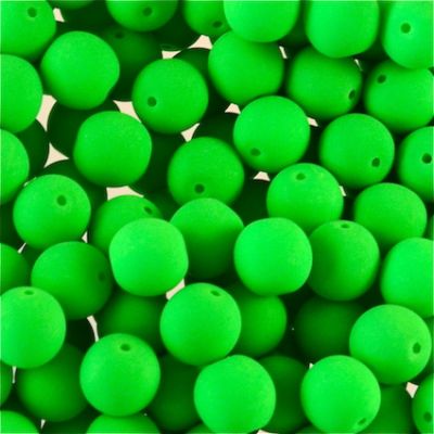 RG897 Bright Green Velvet 8mm Rounds