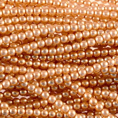 GP312 3mm Latte Glass Pearls