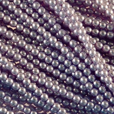 GP314 3mm Mid Blue Glass Pearls