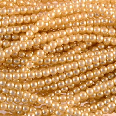 GP323 3mm Antique Cream Glass Pearls