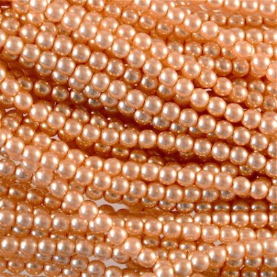 GP324 3mm Antique Rose Glass Pearls