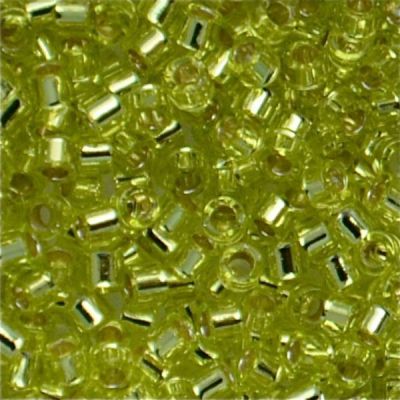 DB0147 Silver Lined Chartreuse Delica