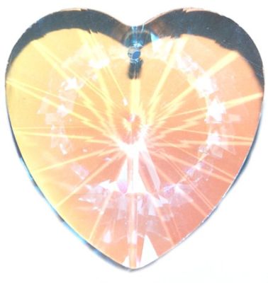 HC027 40mm AB Crystal Heart