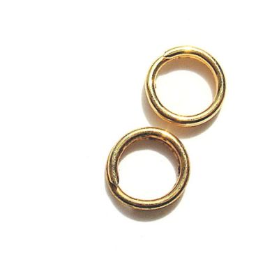 FN032 Gold 5mm Split Ring