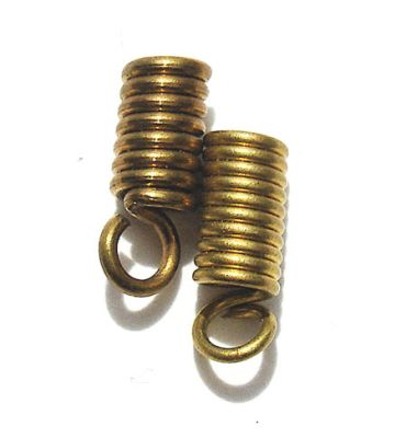 FN035 Old Gold Spiral Lace End